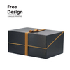 Low MOQ luxury magnetic lid paper packaging box Custom LOGO gift boxes with handle