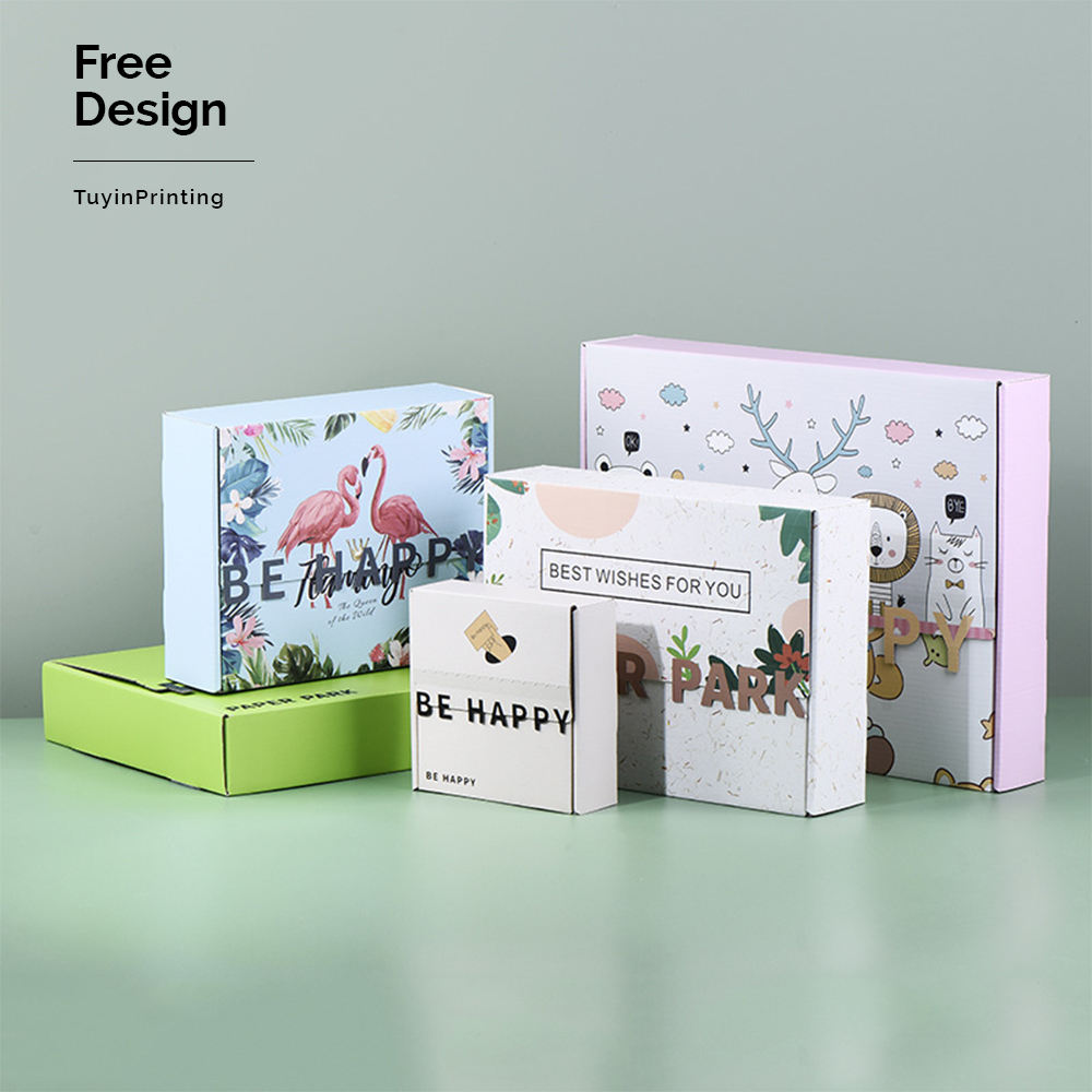 2023 Custom New Design Mailer Box Wholesale Manufacturer Printed Shipping Corrugated Mailer Boxes