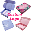 OEM ODM Boite En Carton Custom Logo Cardboard Mailer Express Clothing Packaging Box Corrugated Paper Shipping Box Plain Accept