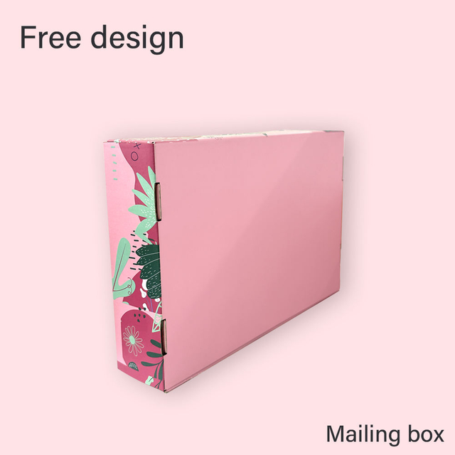 Custom Recycled Black Shipping Mailer Shoes Packaging E Flute Corrugated Boxes With Logo