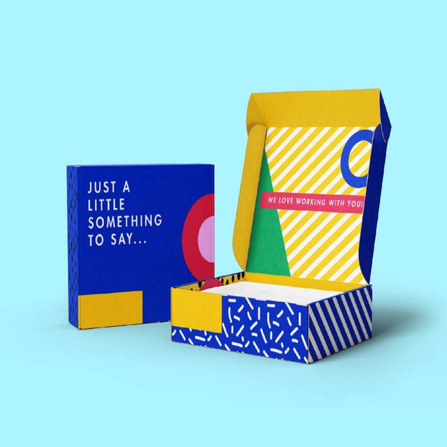 Manufacturer Color Cardboard Paper Mailing Apparel Box Custom Logo Printed Corrugated Shipping carton Packaging Box