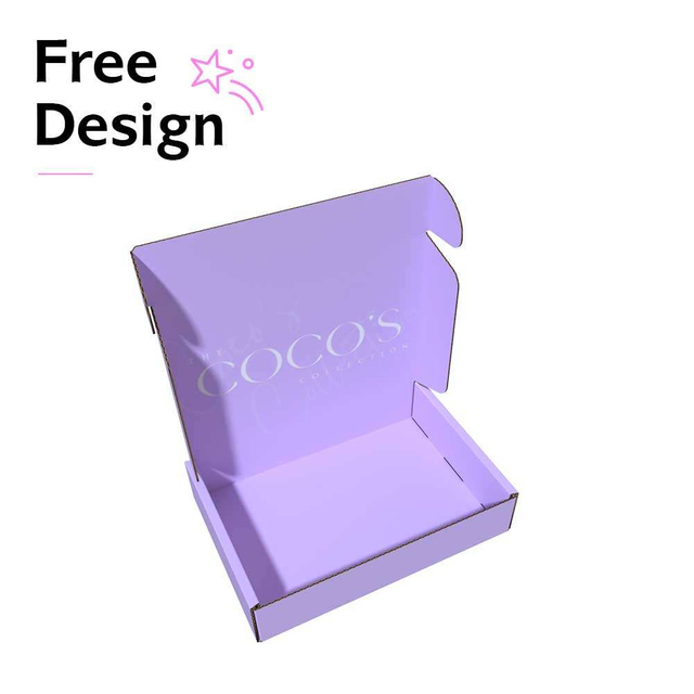 OEM Custom Logo Printed Biodegradable Rigid Paper Packaging Mailing Mailer Box Pink Shipping Cardboard Corrugated Box