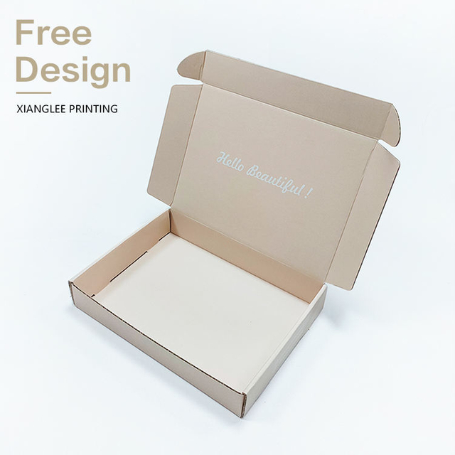 Eco-Friendly Recyclable Skin Care Product Packaging Box Essential Oil Packaging Corrugated Box Eye Cream Paper Box