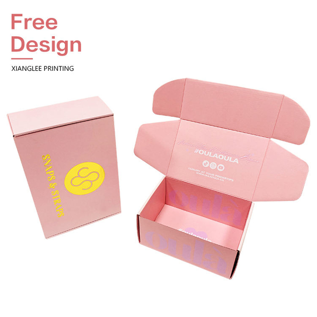 2023 Custom Logo Boite Carton Gift Mailer Paper Clothing Packaging Corrugated Cardboard Shipping Boxes