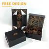 Custom Matte Black Rigid Magnetic Closure Gift Boxes Packaging Luxury Foldable Magnetic Box