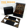 Custom Matte Black Rigid Magnetic Closure Gift Boxes Packaging Luxury Foldable Magnetic Box