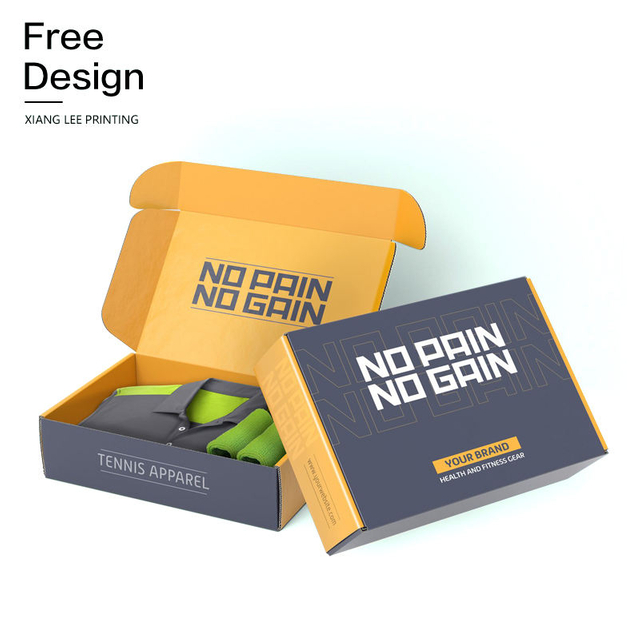 Manufacturer Color Cardboard Paper Mailing Apparel Box Custom Logo Printed Corrugated Shipping carton Packaging Box