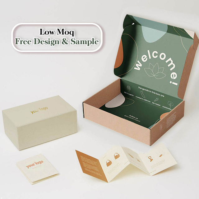 Free Design Luxury Corrugated Packaging Shipping Boxes Custom Logo Reusable Folding Mailer Paper Cardboard Box