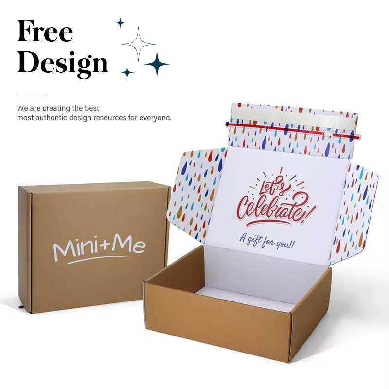 customized recycled girls underwear packing cardboard mailer box