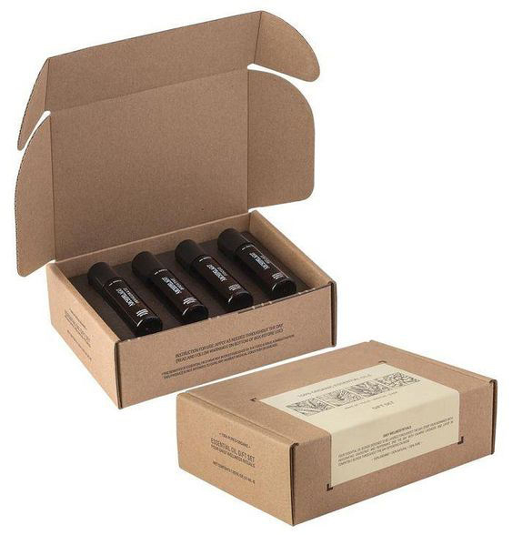 Paper Boxes Manufacture Luxury Kraft Packaging Cosmetic Mailer Box Customized Essential Oil Packaging Boxespaper Boxes Offset