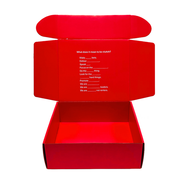 Custom printing red shipping packaging gift boxes Free sample packing shipping mailer box packaging with logo