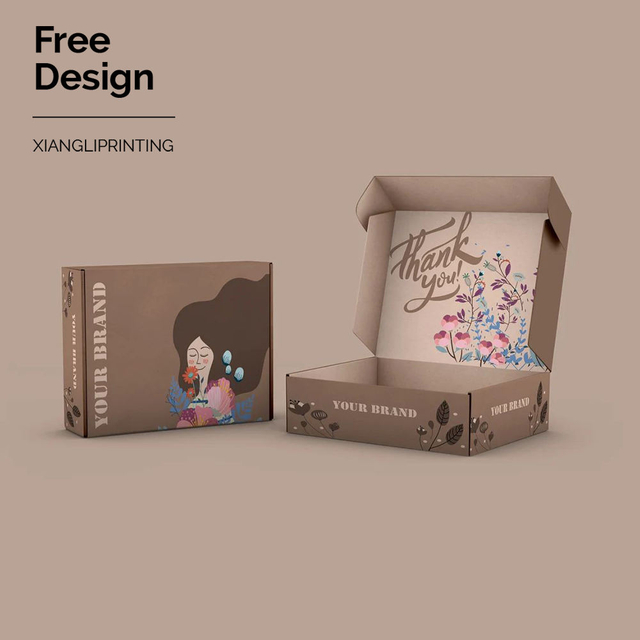 Manufacturer Custom Printed Color Cardboard Mailer Gift Shipping Clothing Postal Box Paper Packaging Corrugated Shipping Boxes
