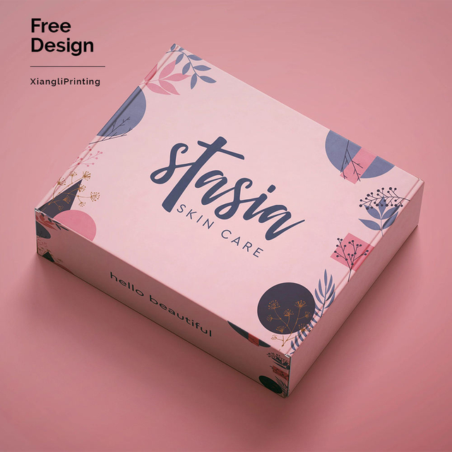 2024 Oem Manufacturer Custom Logo Pink Color Cosmetic Corrugated Packaging Mailer Box Shipping Box Paper Box With Good Quality