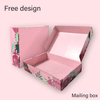 Cosmetic Corrugated A4 Size Wholesale Large Black Cardboard Paper Mailing Apparel Custom Box Mailer