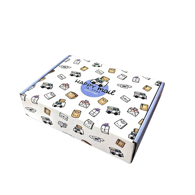 Custom Recycled Black Shipping Mailer Shoes Packaging E Flute Corrugated Boxes With Logo