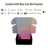 Custom Mailer Printed Pink Red Apparel Boxes Corrugated Mailer Box Shoes Clothes Box Packaging With Logo