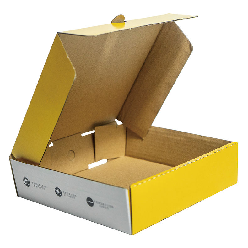 Food Grade Caja Para De Pizza Cardboard Custom Corrugated Reusable Pizza Box Snack Box Corrugated Paper Sandwich Packaging Cake