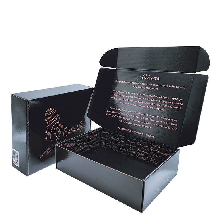 Wholesale Luxury Cardboard Custom Logo Paper Box for Gift Wig Packaging Box Suit With Logo Printing Subscription Box