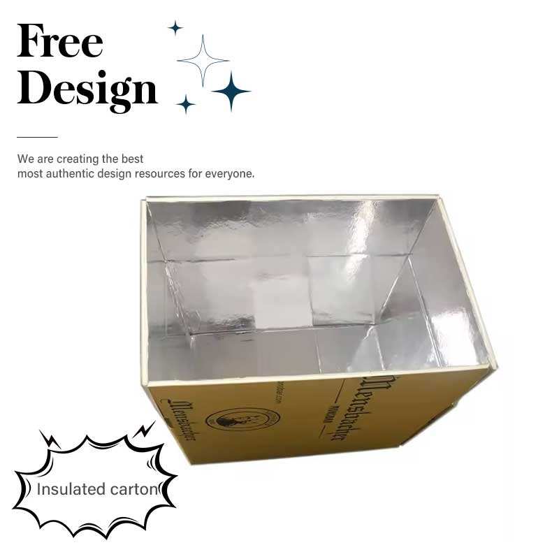 Wholesale Custom Corrugated Packing Box Shipping Packaging Box Insulated Boxes Paper Mailing For Shipping Transporting Food