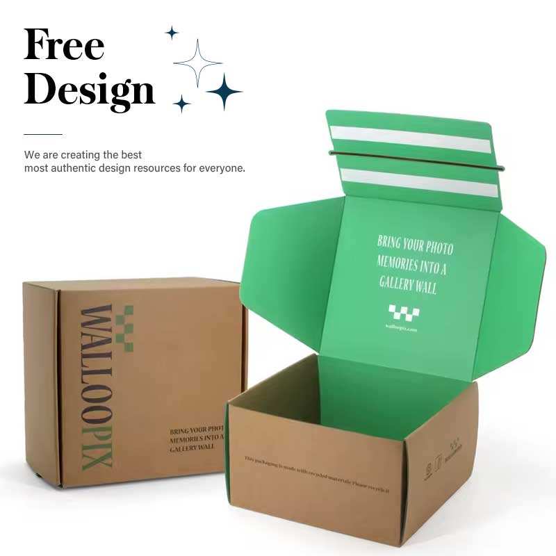 OEM Manufacturer Custom Printed Color Cardboard Mailer Shipping Paper Packaging Corrugated Shipping Mailer Box For Garment