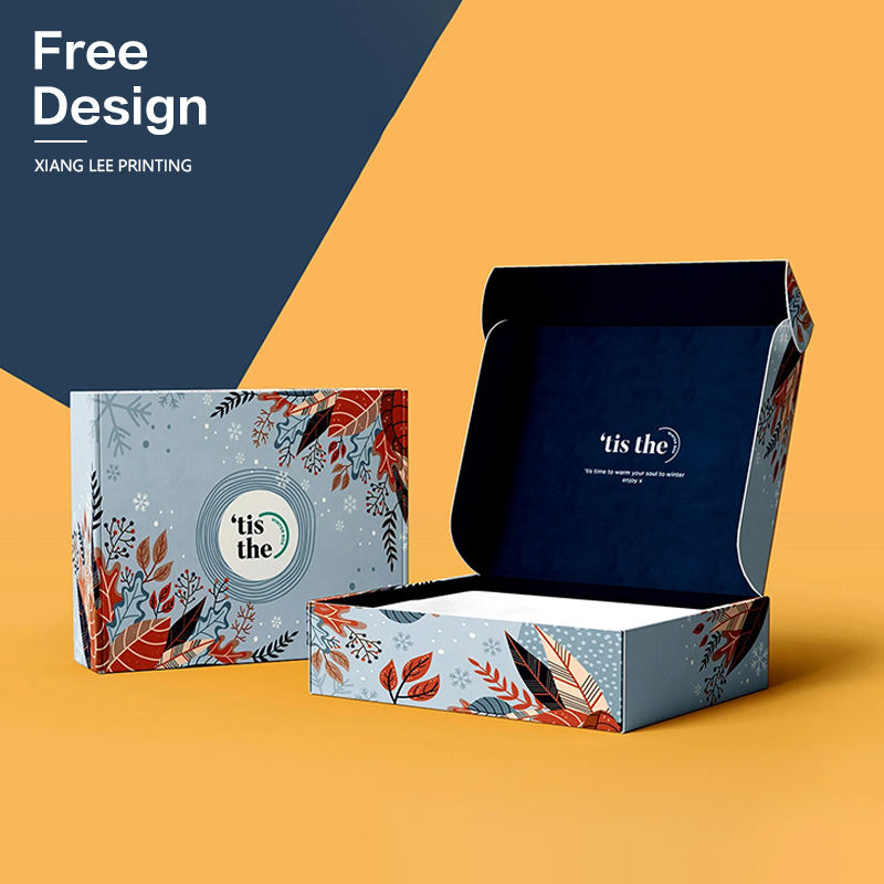 OEM Customized Logo Printed Paper Box Eco Friendly Package Box Clothes Packaging Waterproof Shipping Malier Paper Box