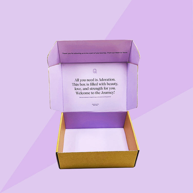 Product Customize Printed Mailer Paper Corrugated Box Cardboard Box Literature Mailer for Gifts Packing and Shipping