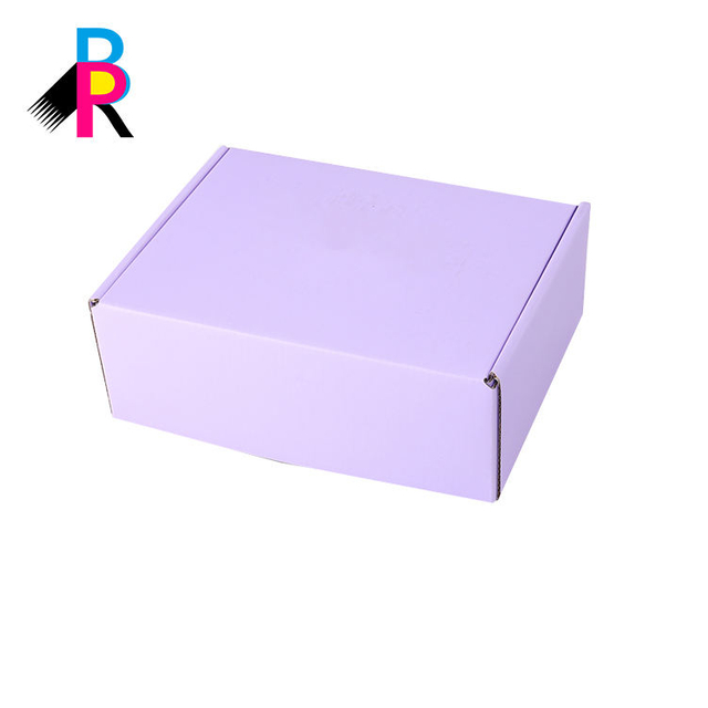 Wholesale Custom Corrugated Cardboard Handbag Packaging Clothing Underwear Shoe Box With Ribbon Handle