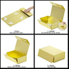 Rose Gold Gift Box, 9 .5x6x3'' Gift Boxes for Presents with Lids Magnetic Closure Rectangle Foldable for Bridesmaid Proposal Box