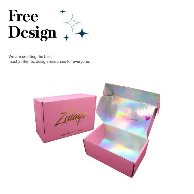 OEM Custom Printed Luxury Corrugated Foldable Kraft Cosmetic Cardboard Shipping Mailer Box