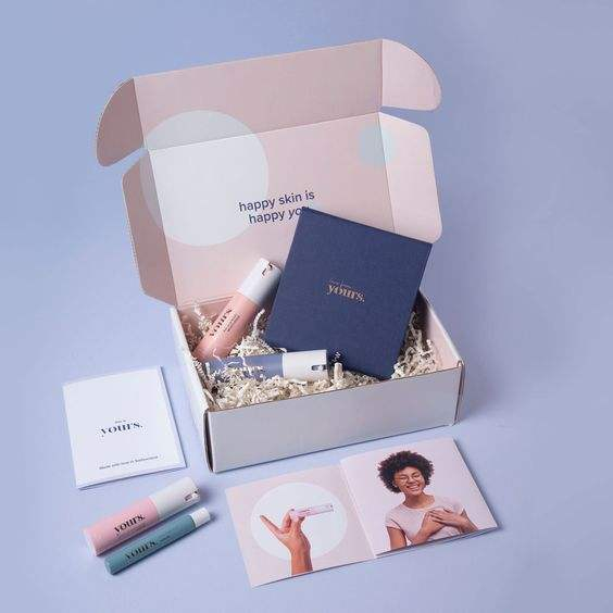 Pink Packing Boxes Cardboard Recyclable Corrugated Mailers Printing Custom Size Logo Cosmetic Shoe Hat Shipping Box with handle