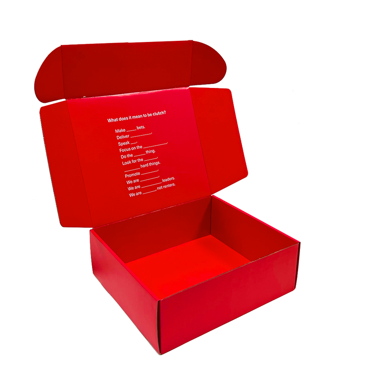 Custom printing red shipping packaging gift boxes Free sample packing shipping mailer box packaging with logo