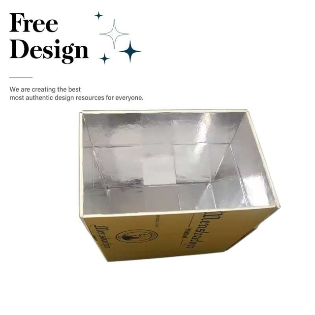 72 hours cold aluminum foil cotton box for chain fragile packaging delivery Insulated thermal Insulated liner