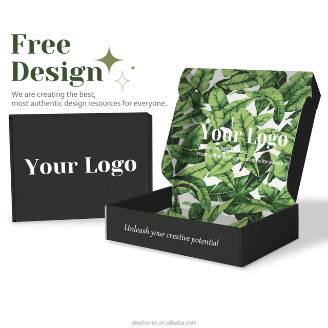 Luxury Factory Wholesale Green printing corrugated cardboard gift box clothing shoes t-shirt packaging shipping boxes shoe box