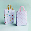 New Trending Shopping Handles Pvc Paper Bag With food packaging take away Kraft paper bag