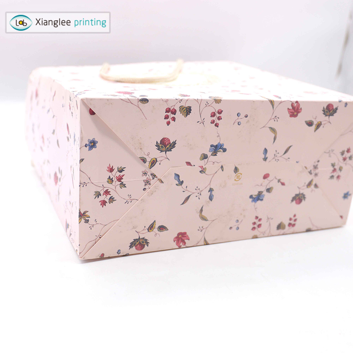 2023 OEM Custom coated paper packaging shoe bag custom design shipping packaging bag for clothes