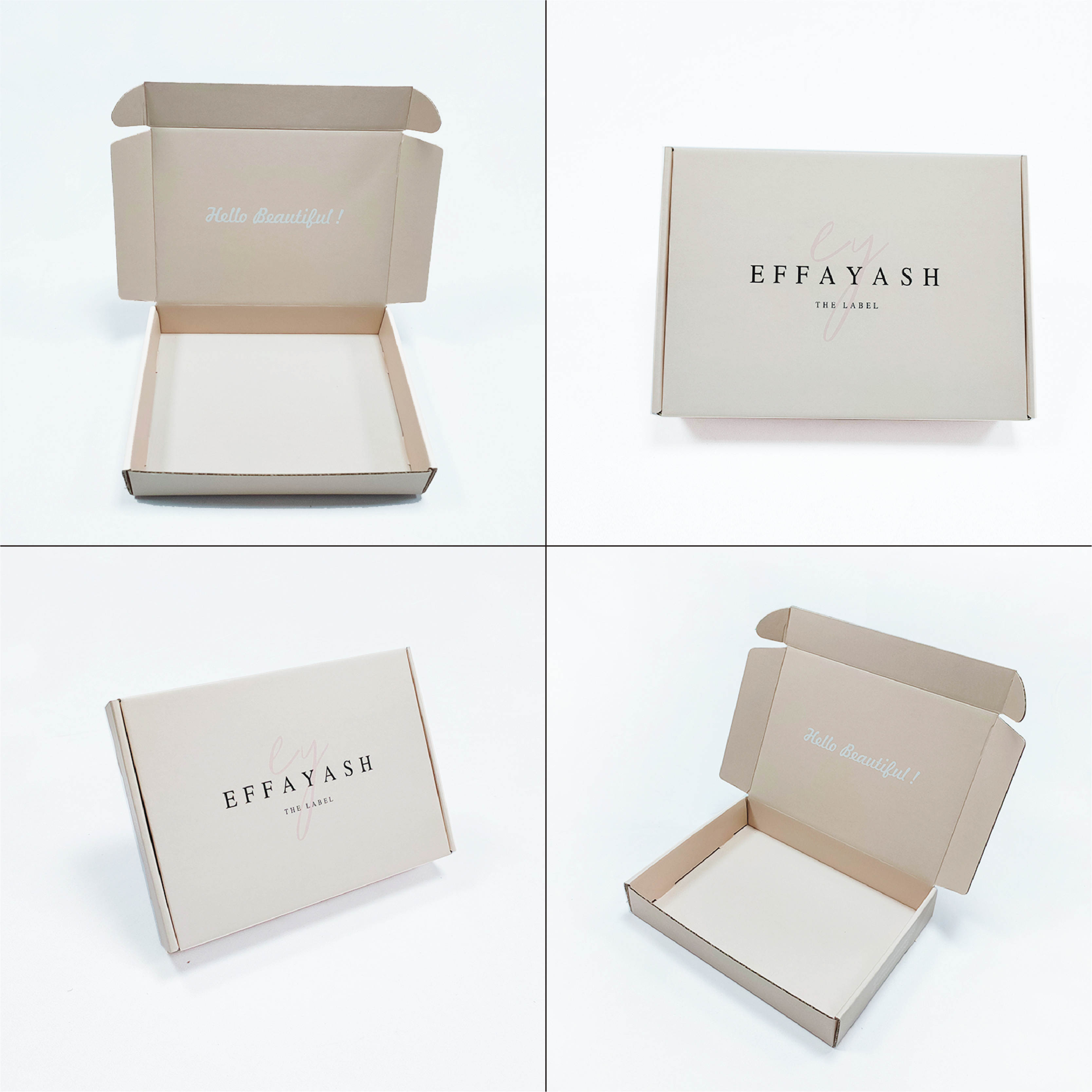 Eco-Friendly Recyclable Skin Care Product Packaging Box Essential Oil Packaging Corrugated Box Eye Cream Paper Box