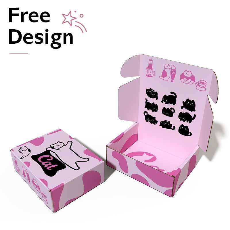 customized recycled girls underwear packing cardboard mailer box