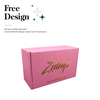 OEM Custom Printed Luxury Corrugated Foldable Kraft Cosmetic Cardboard Shipping Mailer Box