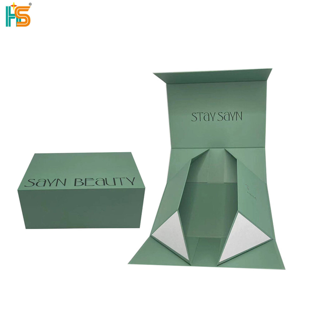 Factory price custom paper packaging hard flap cardboard magnetic gift box with foam insert