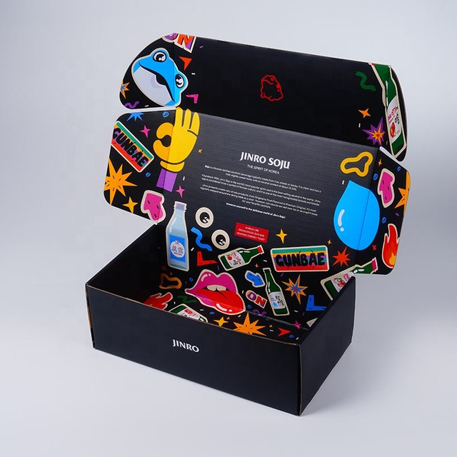 Hot Sale Custom Cosmetic Paper Box Packaging Die Cut Corrugated Insert Subscription Gift Packages Mailer Shipping Boxes