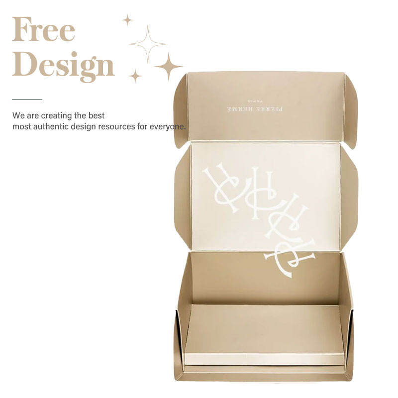 Luxury custom logo corrugated pink color jewelry shipping mailer paper box